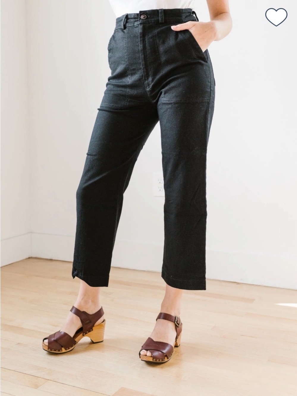 Prarie Underground black denim boiler pant size S